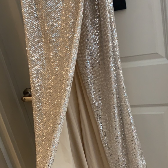 Neiman Marcus sequined dress. Size 4. Side slit. Amazing quality. - Picture 4 of 9